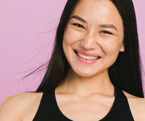 Client smiling after a relaxing Tamarindo massage